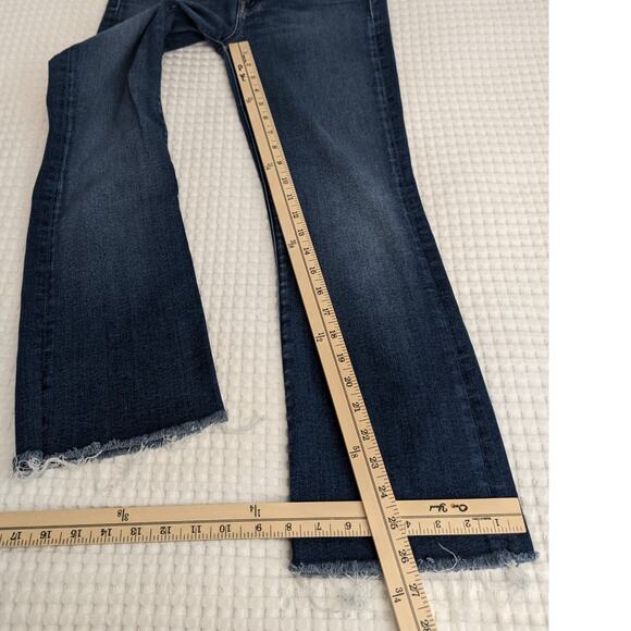 mother the hustler ankle frayed jeans in home movies - flawed - Picture 13 of 16